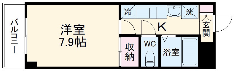 エアロスペース鶴田の間取り