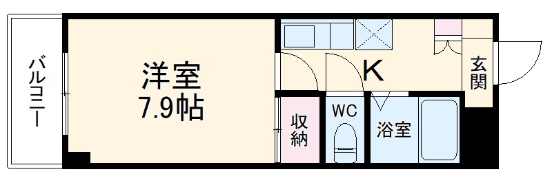 エアロスペース鶴田の間取り