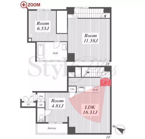 A’s EDOBORIの間取り