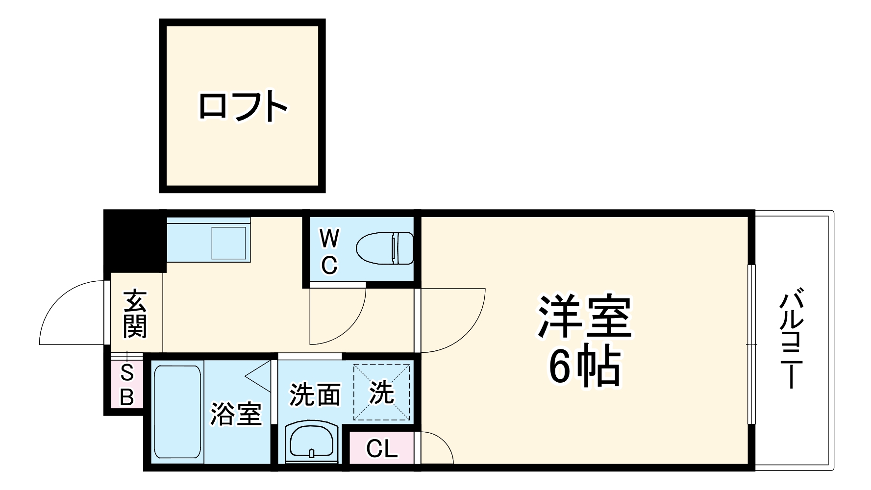 ハイムカーサの間取り