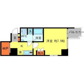 アーデン京町堀イーストの間取り