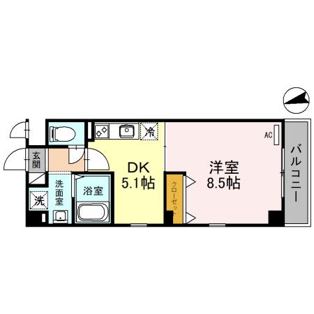 メゾン　バイタルＣ棟の間取り