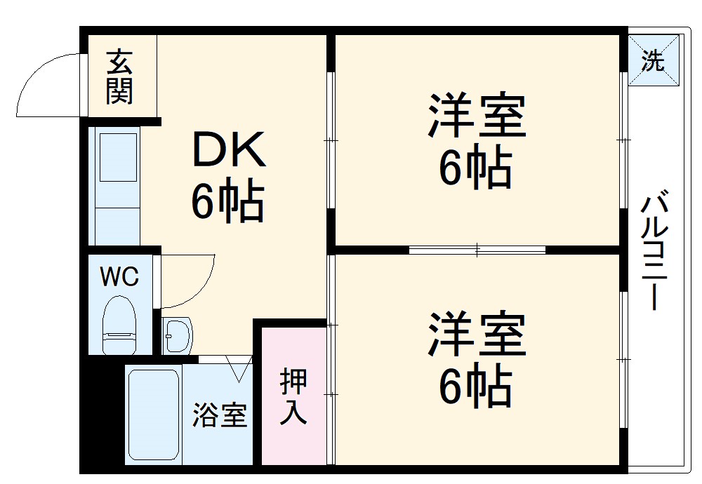エリータ桃山台Ⅱの間取り