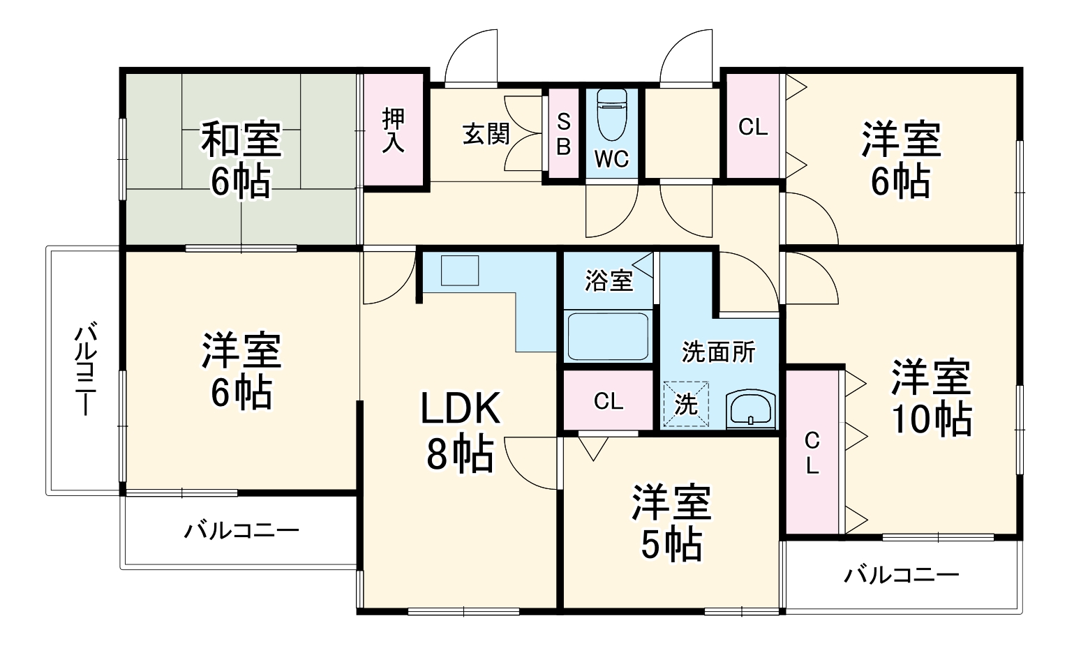 ガーデン千里山の間取り