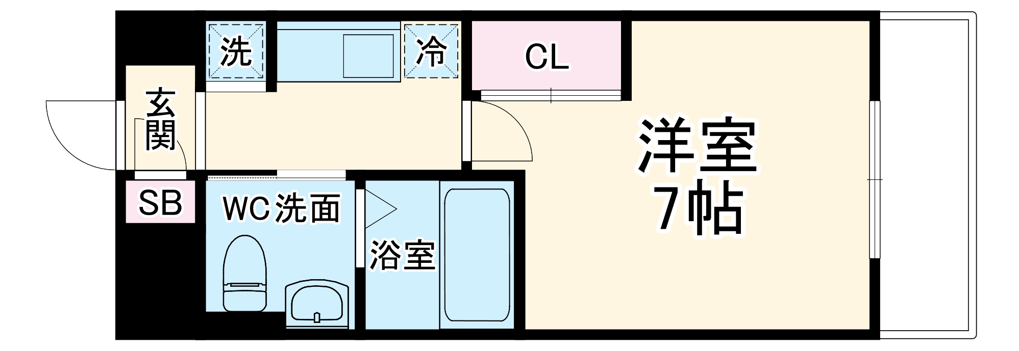 ファーストフィオーレ京橋パークフロントの間取り