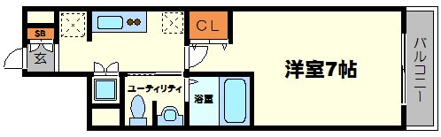 ルナコート江坂の間取り