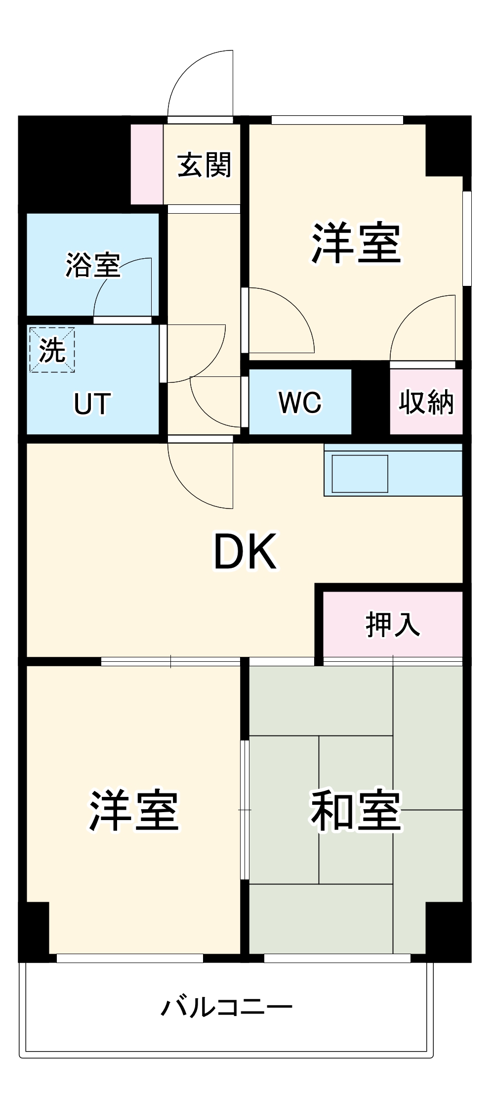 メゾン豊年の間取り