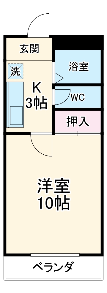 シャトール菅田の間取り