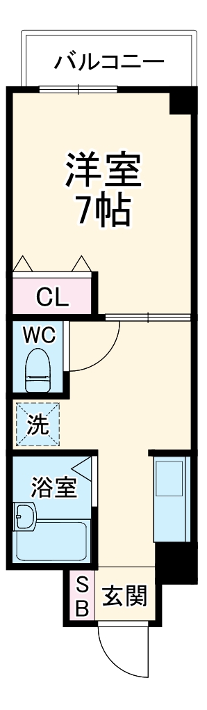 YKマンションの間取り