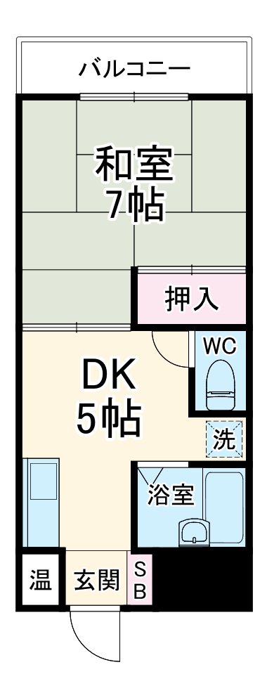 YKマンションの間取り