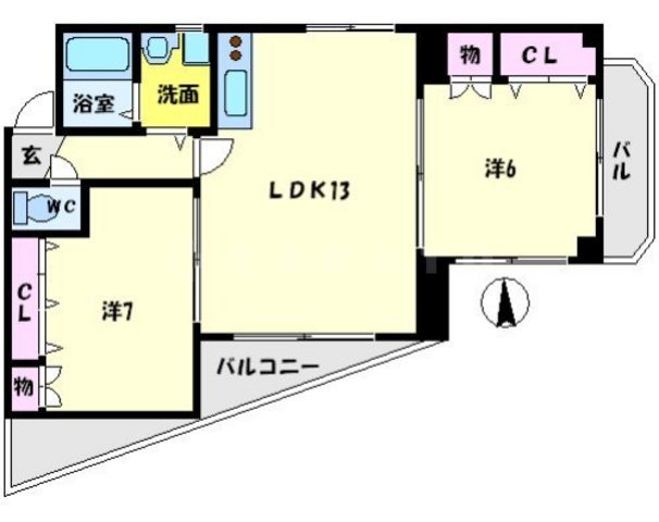 ノーブル千里の間取り