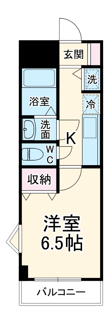 エスパシオ・アローネ鶴見の間取り