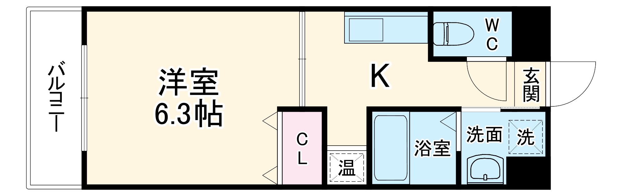 ヴァンスタージュ関目の間取り
