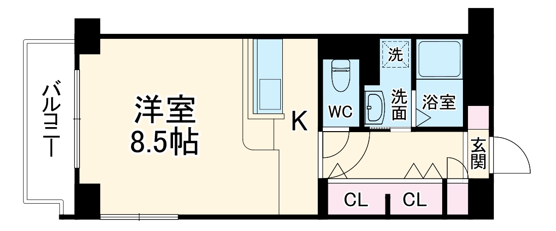 ビスタ江坂東の間取り
