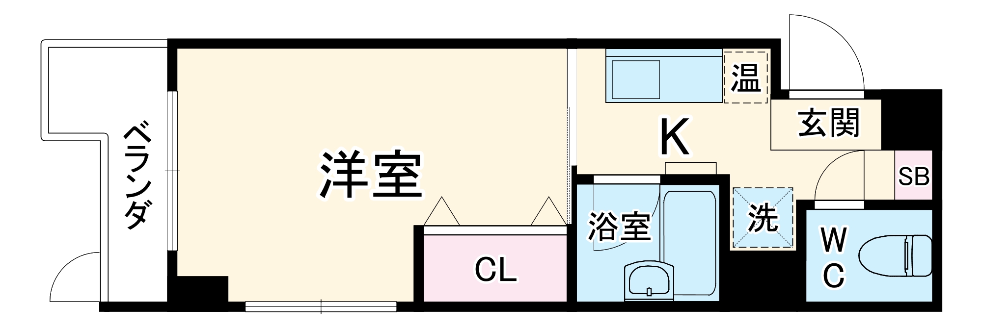 パレ緑地公園の間取り