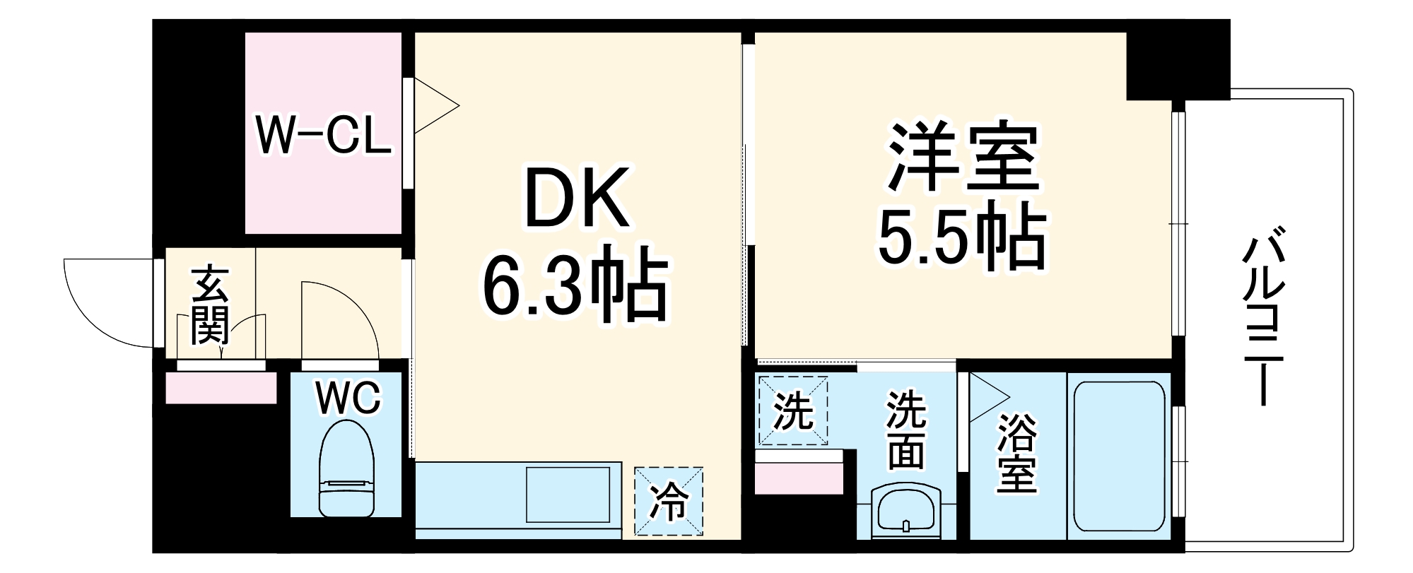 CITY SPIRE 鶴見の間取り