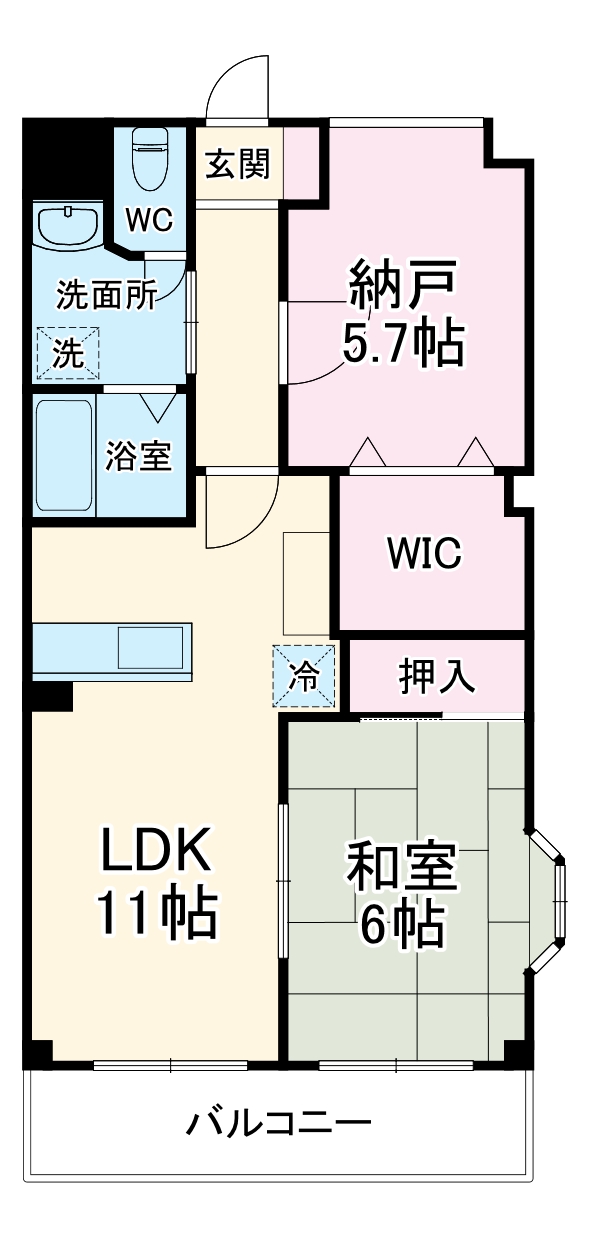 リュミエール中園の間取り
