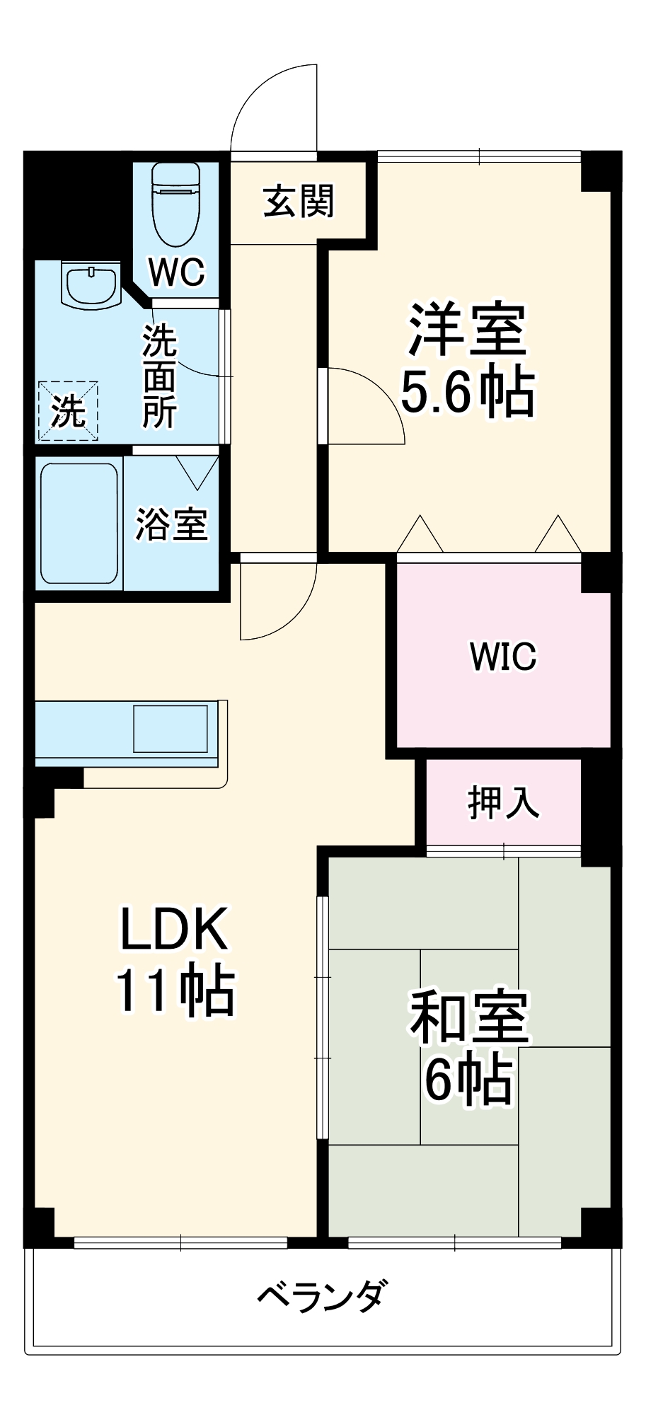 リュミエール中園の間取り
