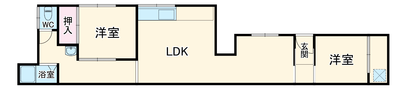メゾンカッサ守口の間取り