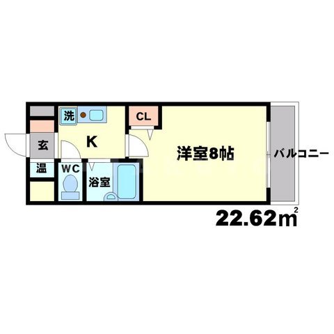 K緑地の間取り