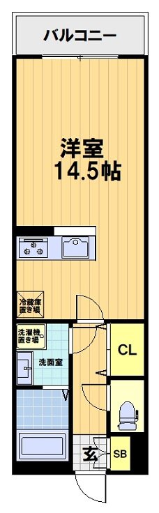 セレーナ白梅町の間取り
