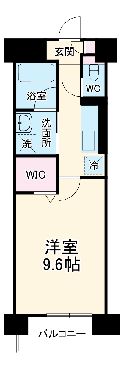 京橋イーストガーデンの間取り