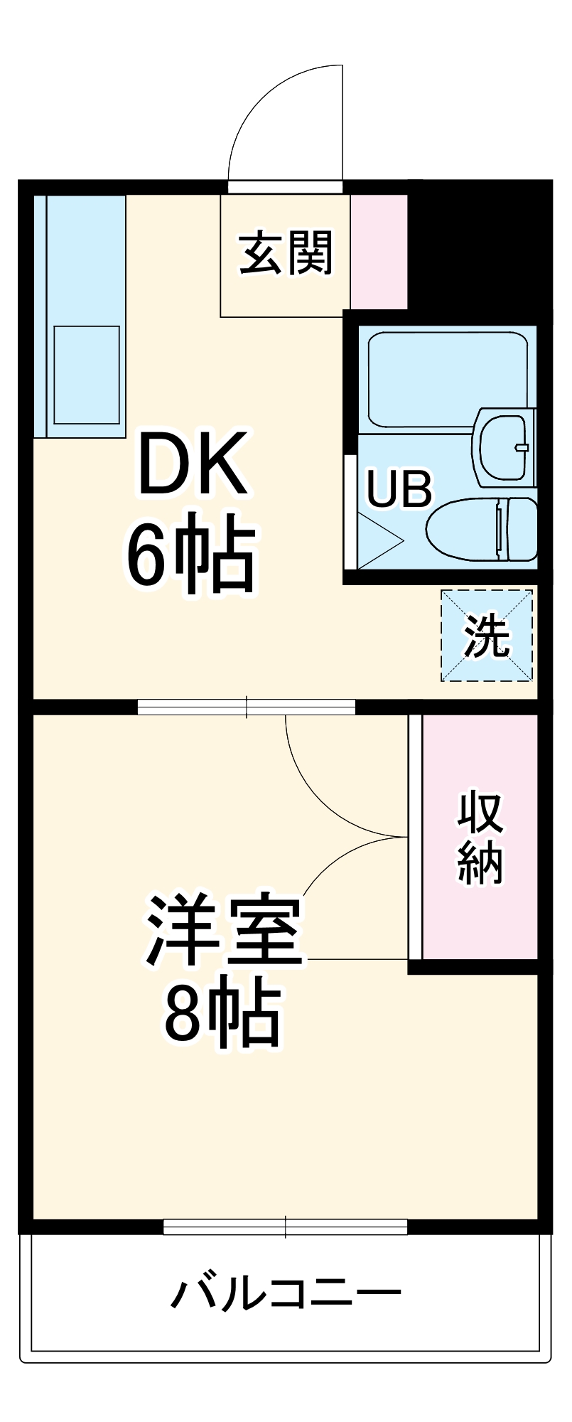 ゼフィロスの間取り