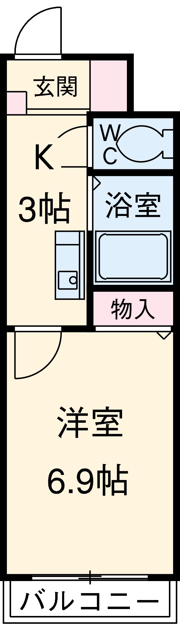 エトアール平針 Ⅱの間取り