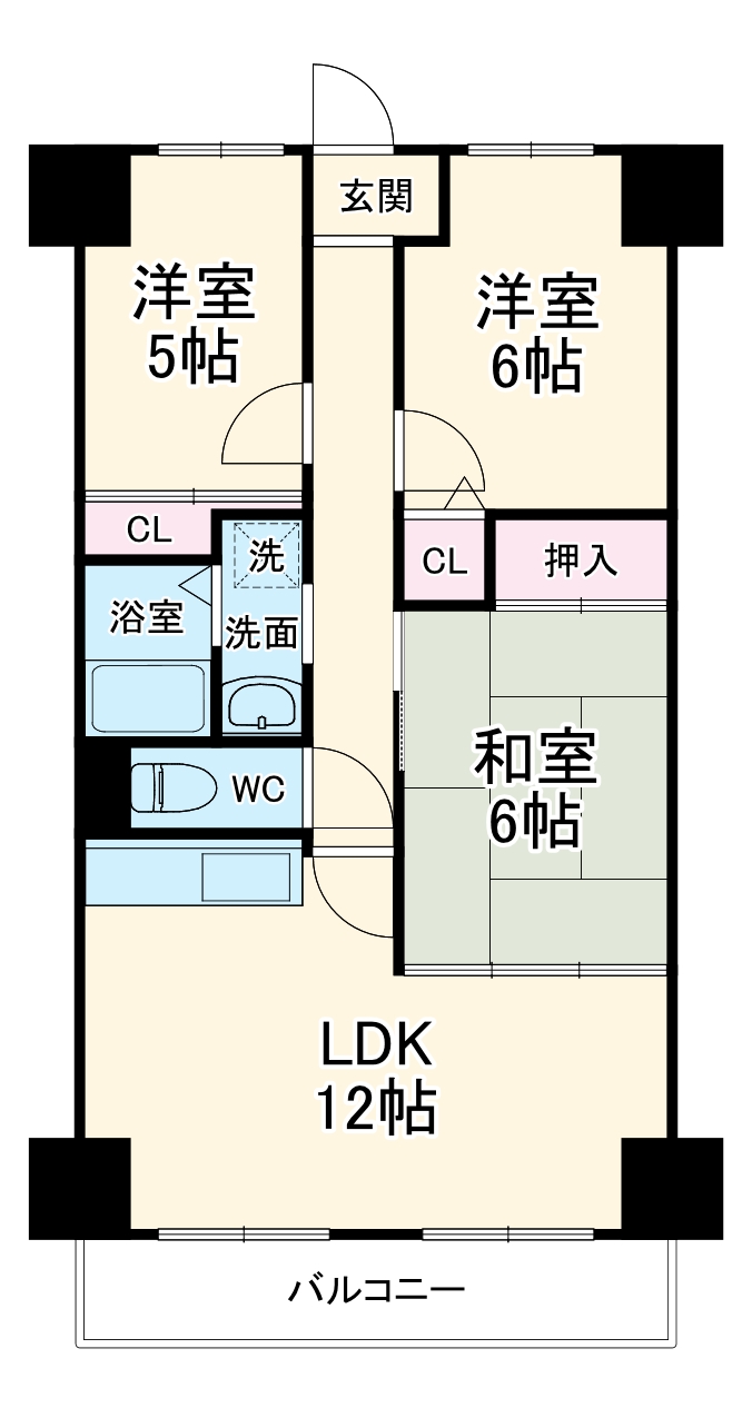 サンファースト京橋の間取り