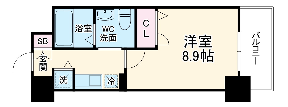 レジデンス京橋スクエアの間取り