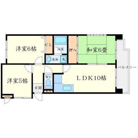 キャピタルウイングの間取り