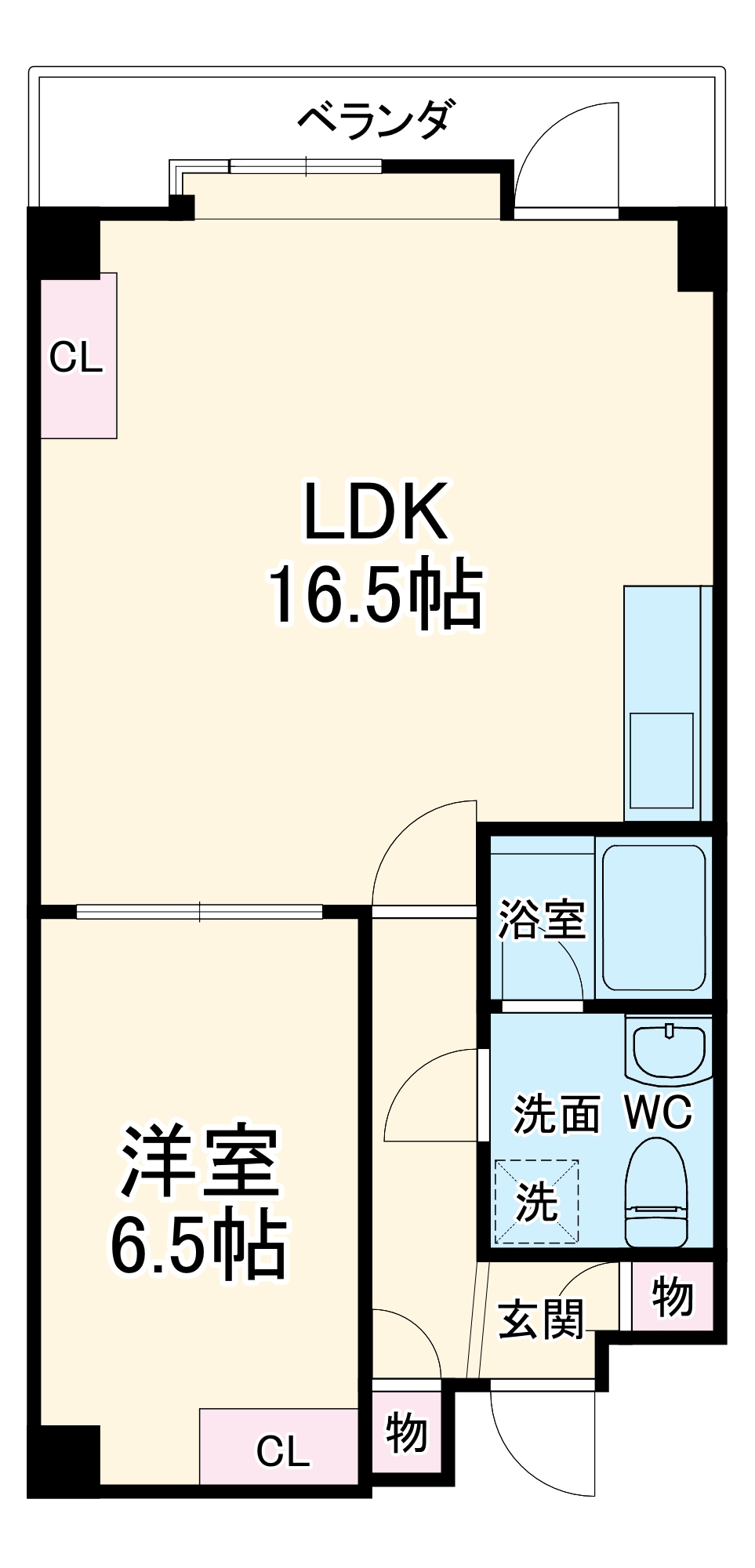 NOVA京橋の間取り