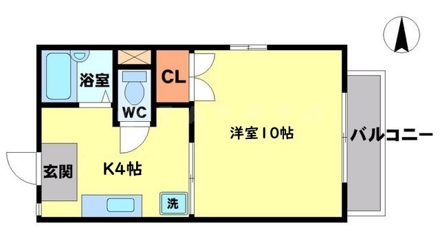 アジアンタムハイツの間取り