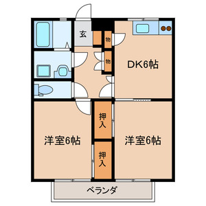 メゾンアルピナの間取り