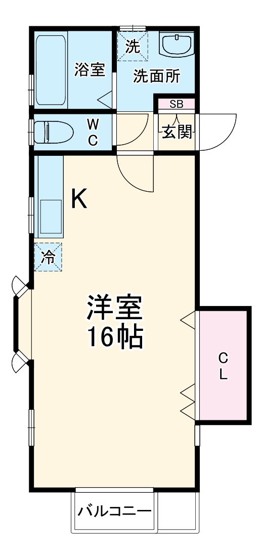 ラ・メゾン・クーヴェールの間取り