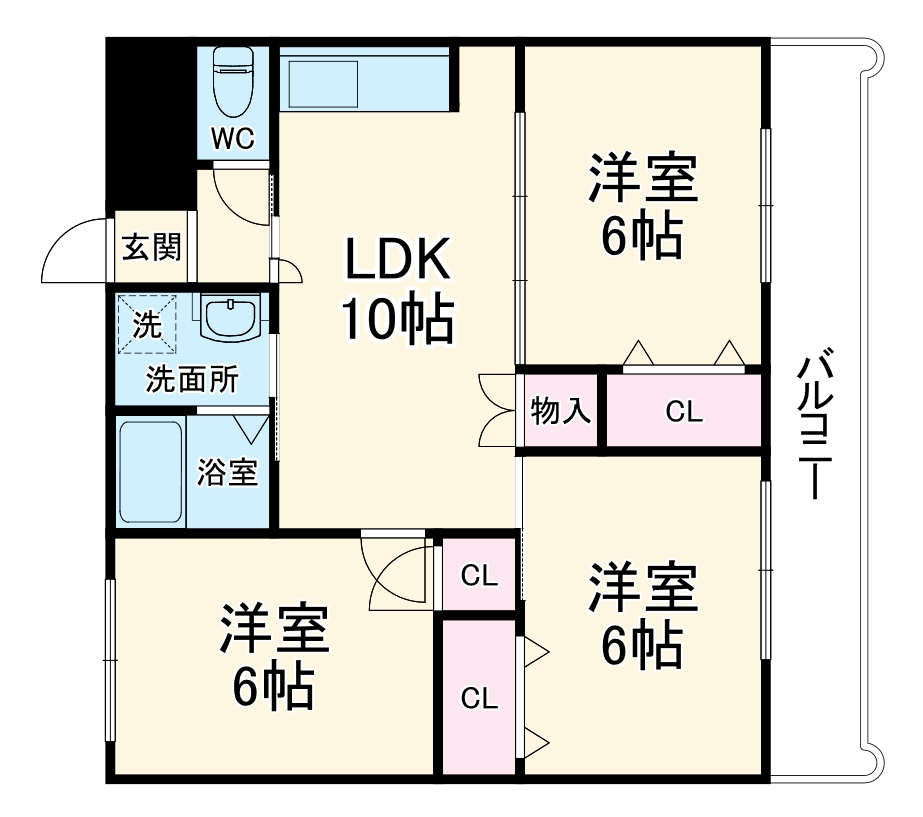 エレガンス桃山台の間取り