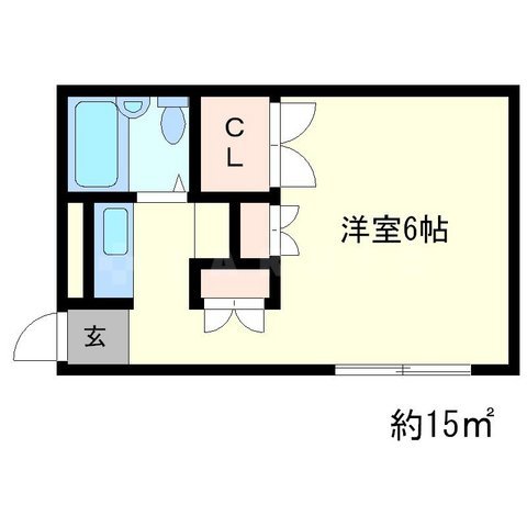 カサデソーラ四条の間取り