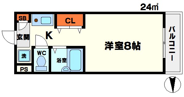 ピュアコートの間取り