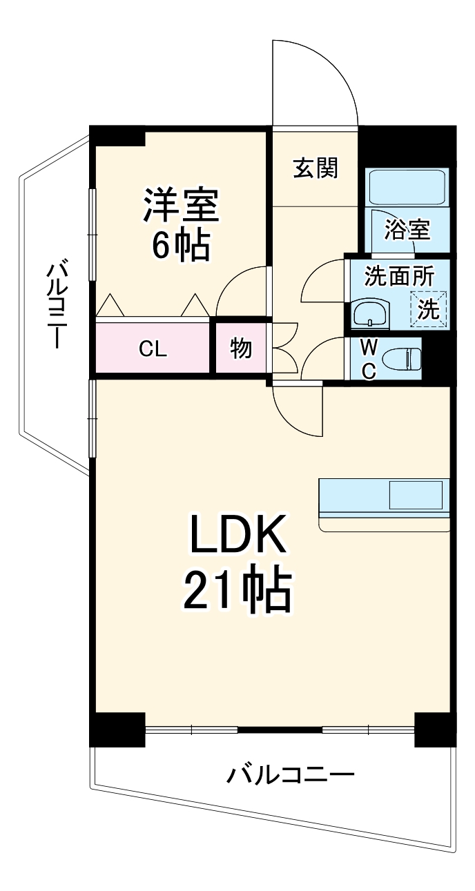 ヴィラ桃山台の間取り