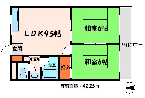 WESTヒルズ門真の間取り