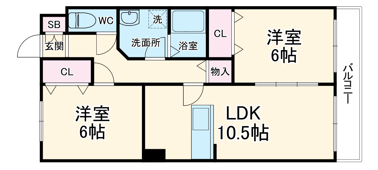 メゾン・ド・フルールⅢの間取り