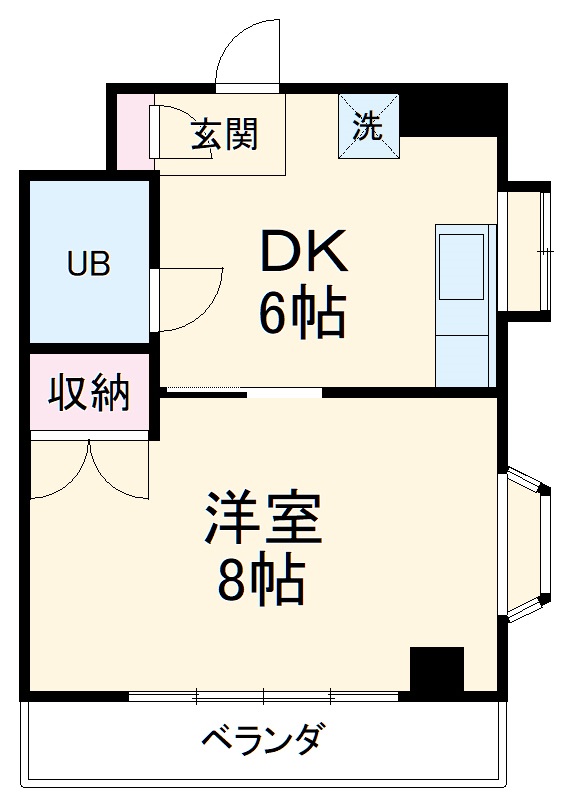 あけぼのSSビルの間取り