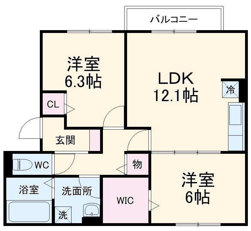 ステラ前ケ崎の間取り