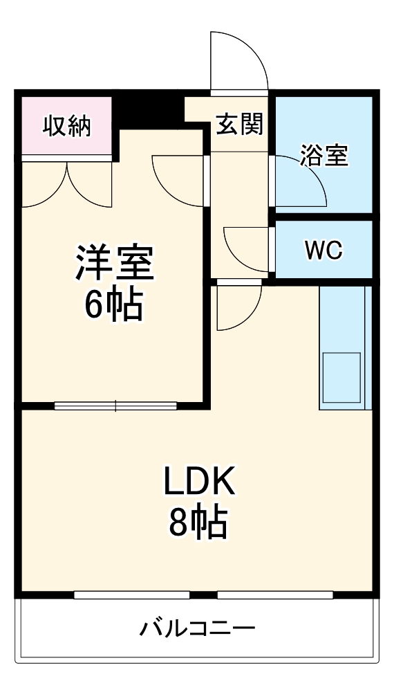 エスタ植田の間取り
