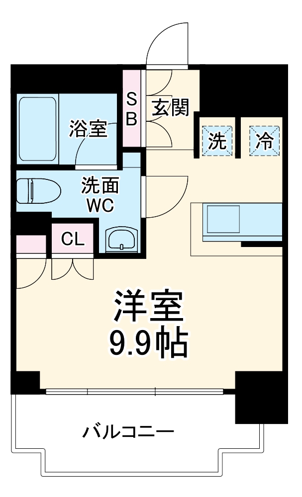 セイワパレス京橋コルティーレの間取り