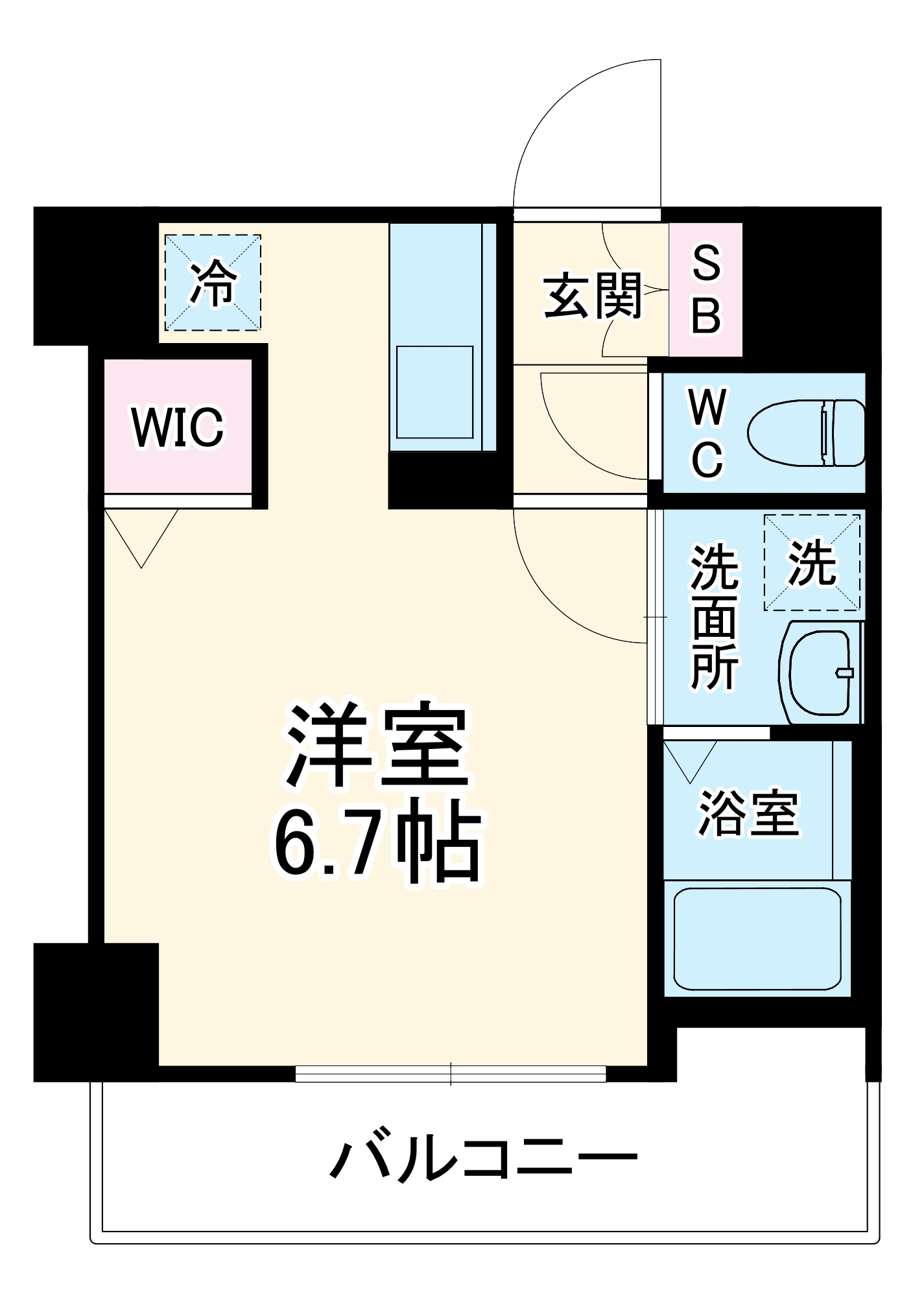 ララプレイス ザ・京橋ステラの間取り