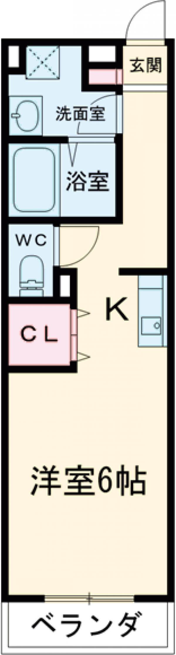メゾンかしの木の間取り