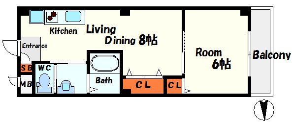 ロイヤルハイム八芳園の間取り