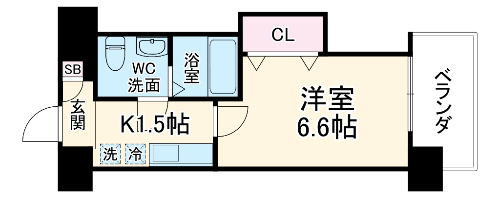 ラグゼ桜ノ宮の間取り