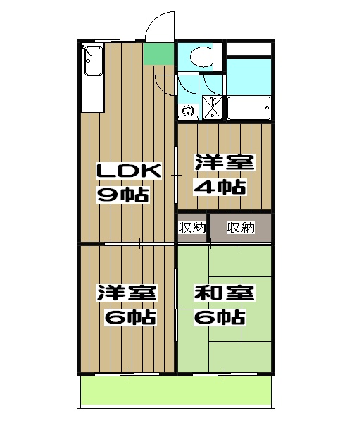 セジュールGAIAの間取り